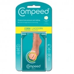 Compeed Plasturi cu gel pentru bătături de porumb, medii, 10 bucăți Compeed Plasturi cu gel pentru bătături de porumb, medii, 10 bucăți