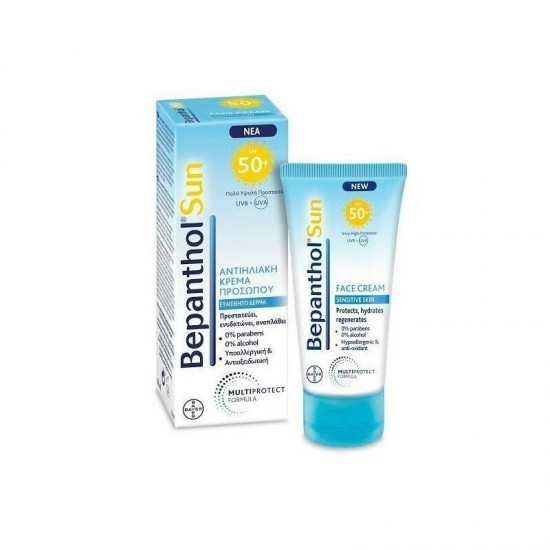 Crema protectie solara, Bayer, Bepanthol, SPF 50+, 50 ml