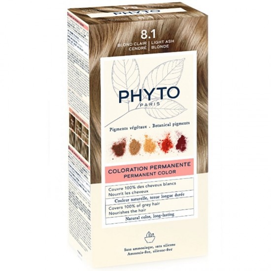 Phyto Color Permanent Color 8.1 Blond Clair Cendre 50 ml