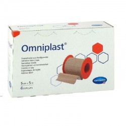 Bandă adezivă Hartmann Omniplast pentru prim ajutor 5cm x 5m Bandă adezivă Hartmann Omniplast pentru prim ajutor 5cm x 5m