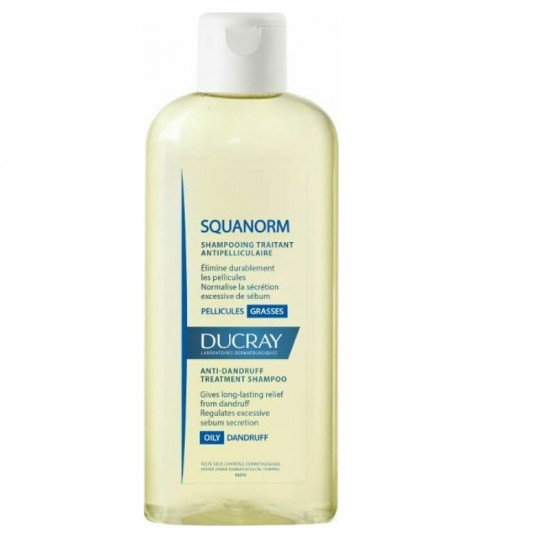 Sampon anti-matreata grasa Ducray Squanorm, 200 ml