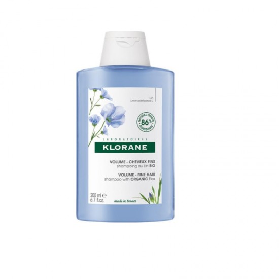 Klorane Linum Volumising Shampoo with Organic Flax 200 ml