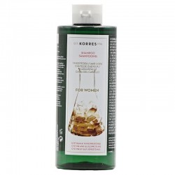 Șampon Korres cu cistină și glicoproteine împotriva căderii părului pentru femei 400 ml Șampon Korres cu cistină și glicoproteine împotriva căderii părului pentru femei 400 ml