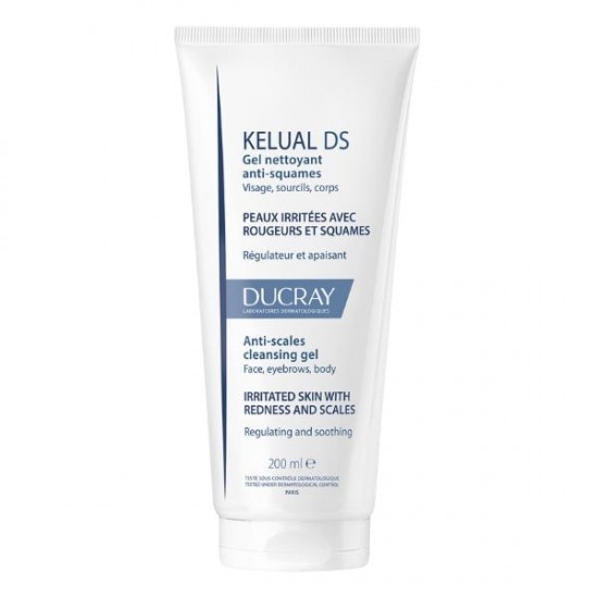 Ducray Kelual Ds Cleansing Gel for Sensitive Skin 200ml