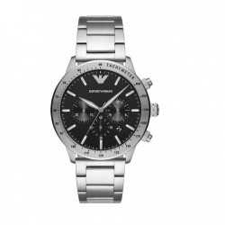 Emporio Armani AR11241 Men's Silver Stainless Steel Genuine Chronograph Watch Emporio Armani AR11241 Men's Silver Stainless Steel Genuine Chronograph Watch