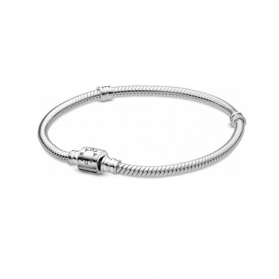 Snake Link Bracelet with Cylinder Lock PANDORA Bracelet 598816C00-20