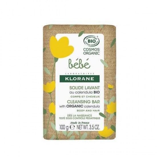 Klorane Bebe BABY Ultra-Rich Soap SAVON with Calendula 100G 3.5oz