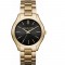 Ceas de damă MK 3478 cu cadran negru auriu Michael Kors Slim Runway