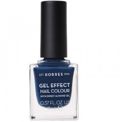 Korres Gel Effect Nail Colour With Sweet Almond Oil No.84 Indigo Blue 11ml Korres Gel Effect Nail Colour With Sweet Almond Oil No.84 Indigo Blue 11ml