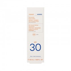 Cremă de față cu protecție solară și iaurt Korres SPF30 50 ml Cremă de față cu protecție solară și iaurt Korres SPF30 50 ml