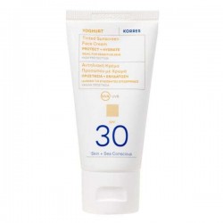 Cremă de față cu protecție solară colorată în iaurt Korres SPF30 50 ml Cremă de față cu protecție solară colorată în iaurt Korres SPF30 50 ml