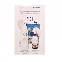 Korres Yoghurt Hydrating Suncare Ritual Sunscreen Lotion Spray for Body & Face SPF50+ 150 ml + Free Body Cleanser 80 ml Korres Yoghurt Hydrating Suncare Ritual Sunscreen Lotion Spray for Body & Face SPF50+ 150 ml + Free Body Cleanser 80 ml
