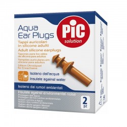 Pic Solution Aqua Ear Plugs Adult Silicone Earplugs 2 pcs Pic Solution Aqua Ear Plugs Adult Silicone Earplugs 2 pcs