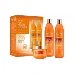 Kativa Post Brazilian Straightening Kit set after hair straightening with keratin 2 x 225 ml + 150 ml Kativa Post Brazilian Straightening Kit set after hair straightening with keratin 2 x 225 ml + 150 ml