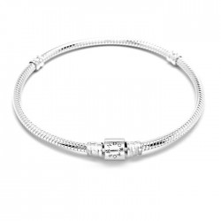 Brățară cu lanțuri tip șarpe și lacăt cilindric PANDORA 598816C00-15 Brățară cu lanțuri tip șarpe și lacăt cilindric PANDORA 598816C00-15