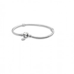 Pandora Moments Daisy Flower Clasp Snake Chain Bracelet 598776C01-16 Pandora Moments Daisy Flower Clasp Snake Chain Bracelet 598776C01-16