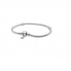 Brățară Pandora Moments cu lanț șarpe și închidere cu flori de margarete 598776C01-23 Brățară Pandora Moments cu lanț șarpe și închidere cu flori de margarete 598776C01-23