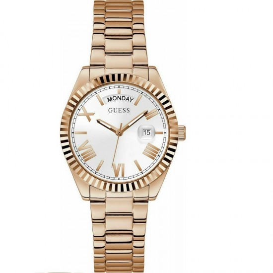 GUESS LUNA GW0308L3 White Pink Steel Bracelet Women's Watch GUESS LUNA GW0308L3 White Pink Steel Bracelet Women's Watch