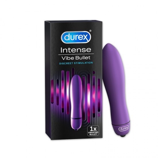 Durex Intense Vibe Bullet Vibrator 9cm Purple Durex Intense Vibe Bullet Vibrator 9cm Purple