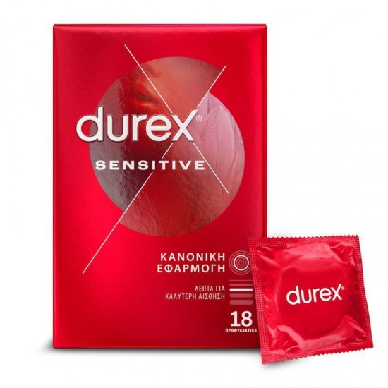 Durex Sensitive Thin Condoms 18pcs Durex Sensitive Thin Condoms 18pcs