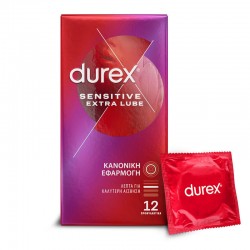 Durex Sensitive Extra Lube Thin Condoms 12pcs Durex Sensitive Extra Lube Thin Condoms 12pcs