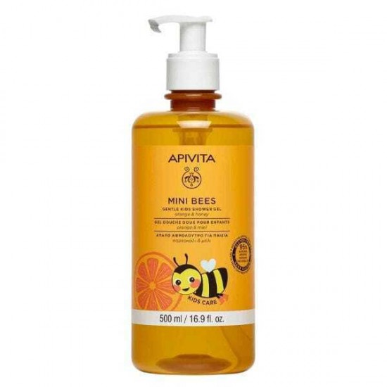 Apivita Mini Bees Gentle Kids Shower Gel Orange & Honey 500 ml Apivita Mini Bees Gentle Kids Shower Gel Orange & Honey 500 ml