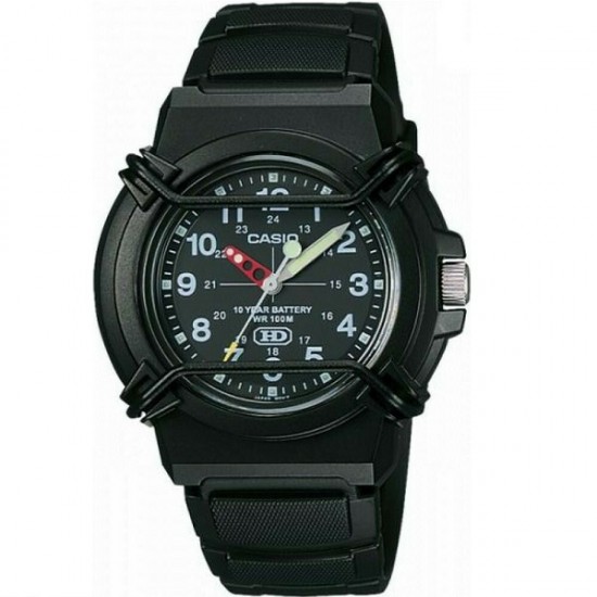 Casio Men's Watch 41.1mm Battery with Black Rubber Strap