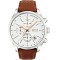 Ceas bărbătesc Hugo Boss Contemporary Sport, cronograf cu baterie, 43 mm, cu curea din piele maro