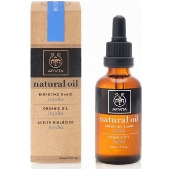 Apivita Natural Oil Organic Jojoba Oil for Face and Body 50ml