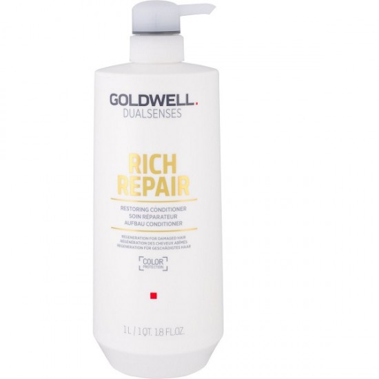 Goldwell Dualsenses Rich Repair Restoring Conditioner conditioner for dry and damaged hair 1000 ml Goldwell Dualsenses Rich Repair Restoring Conditioner conditioner for dry and damaged hair 1000 ml