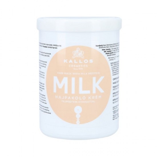 Kallos Milk Hair Mask strenghtening mask with moisturizing effect 1000 ml Kallos Milk Hair Mask strenghtening mask with moisturizing effect 1000 ml