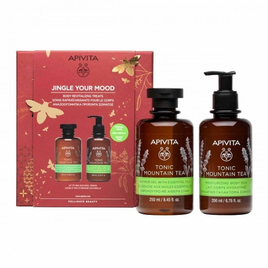 Apivita Jingle Your Mood Skin Care Set for Body Cleaning & Moisturizing 2pcs Apivita Jingle Your Mood Skin Care Set for Body Cleaning & Moisturizing 2pcs