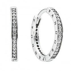 Pandora Earrings made of Silver with Stones 290558CZ Pandora Earrings made of Silver with Stones 290558CZ