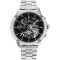 Tommy Hilfiger Henry Men's Watch 44mm Chronograph Battery with Silver Metal Bracelet 1710477