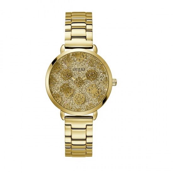 Guess Ceas de Damă cu Auriu Brățară Metalică GW0670L2