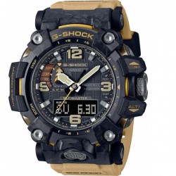 Casio G-Shock Mudmaster Men's Watch 54mm Solar with Beige Rubber Strap GWG-2000-1A5ER