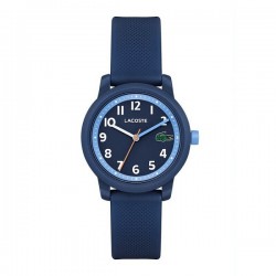 Lacoste Ceas analogic pentru copii cu curea din cauciuc/plastic Albastru 2030043 Lacoste Ceas analogic pentru copii cu curea din cauciuc/plastic Albastru 2030043